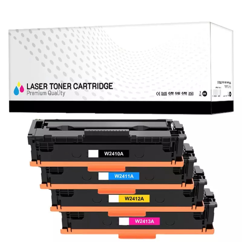 4 SET da 4 Toner per HP W2410A 216A Neri + Colori NO CHIP Compatibile (4BK, 4M, 4C, 4Y) 4 SET da 4 Toner per HP W2410A 216A Neri + Colori NO CHIP Compatibile (4BK, 4M, 4C, 4Y)