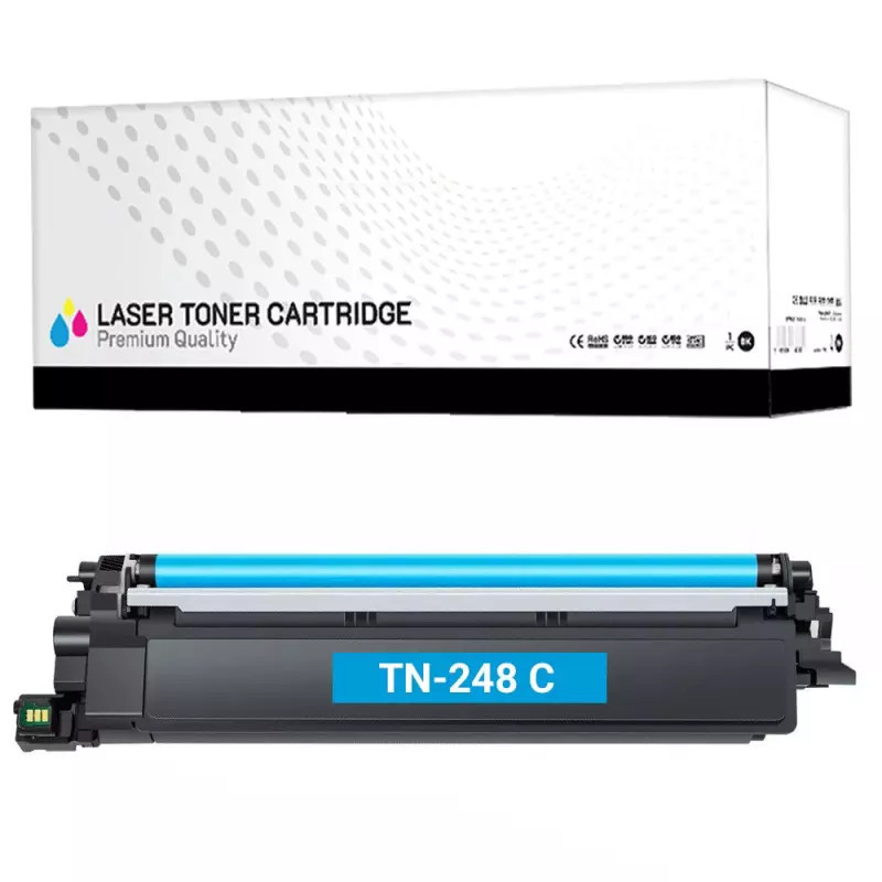 Toner Brother TN-248 C Ciano Compatibile Toner Brother TN-248 C Ciano Compatibile