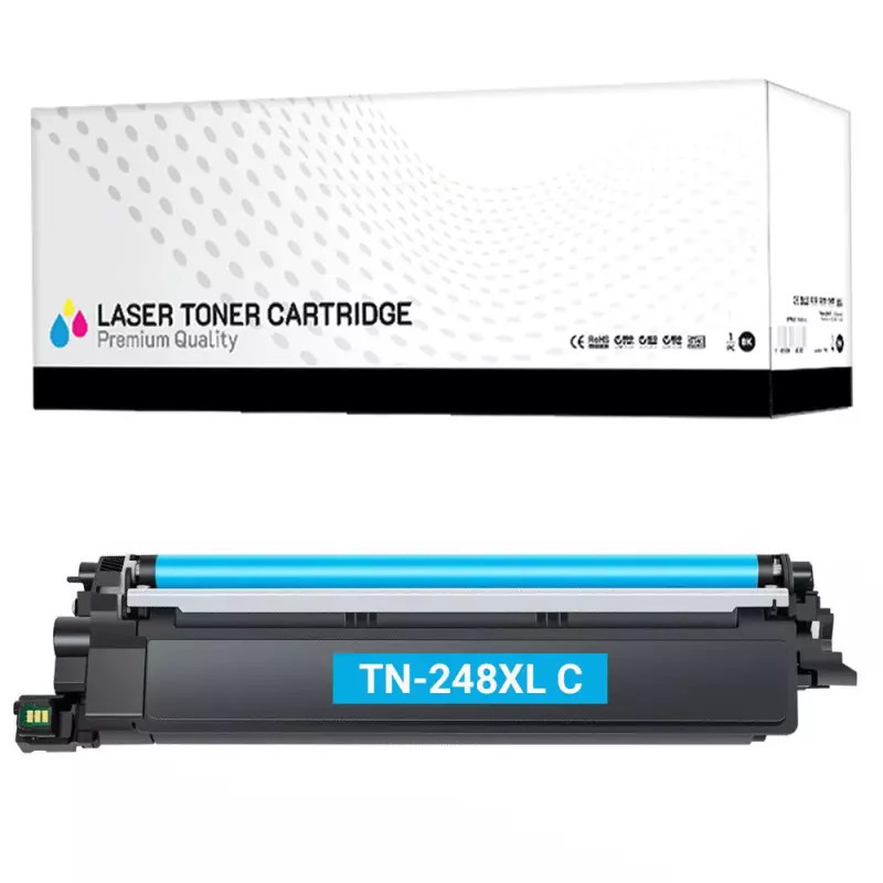 Toner Brother TN-248XL C Ciano Compatibile Toner Brother TN-248XL C Ciano Compatibile