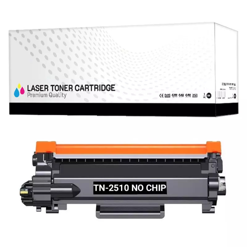 Toner Brother TN-2510 Senza Chip Nero Compatibile Toner Brother TN-2510 Senza Chip Nero Compatibile