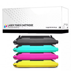KIT4 Toner Samsung CLT-4072S Nero + Colore Compatibili (4BK, 4M, 4C, 4Y)