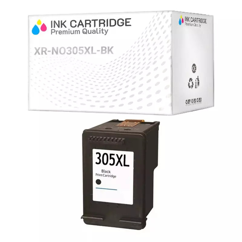 Cartuccia HP 305XL-BK Nera Rigenerata Cartuccia HP 305XL-BK Nera Rigenerata